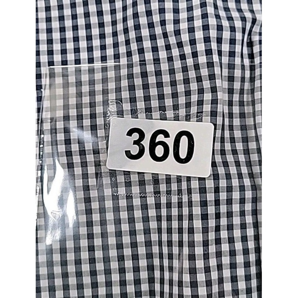 Tommy Bahama LARGE  Button Down Shirt BLUE& White‎ Checked, LOGO - Picture 11 of 11